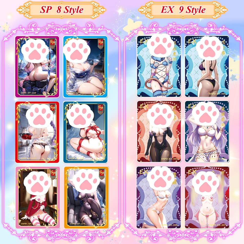 RiTeDei Anime Trading Cards (1 Box), Premium Card Set - Attractive Collection Waifu Premium Card Set (SNPD 06) - Image 3