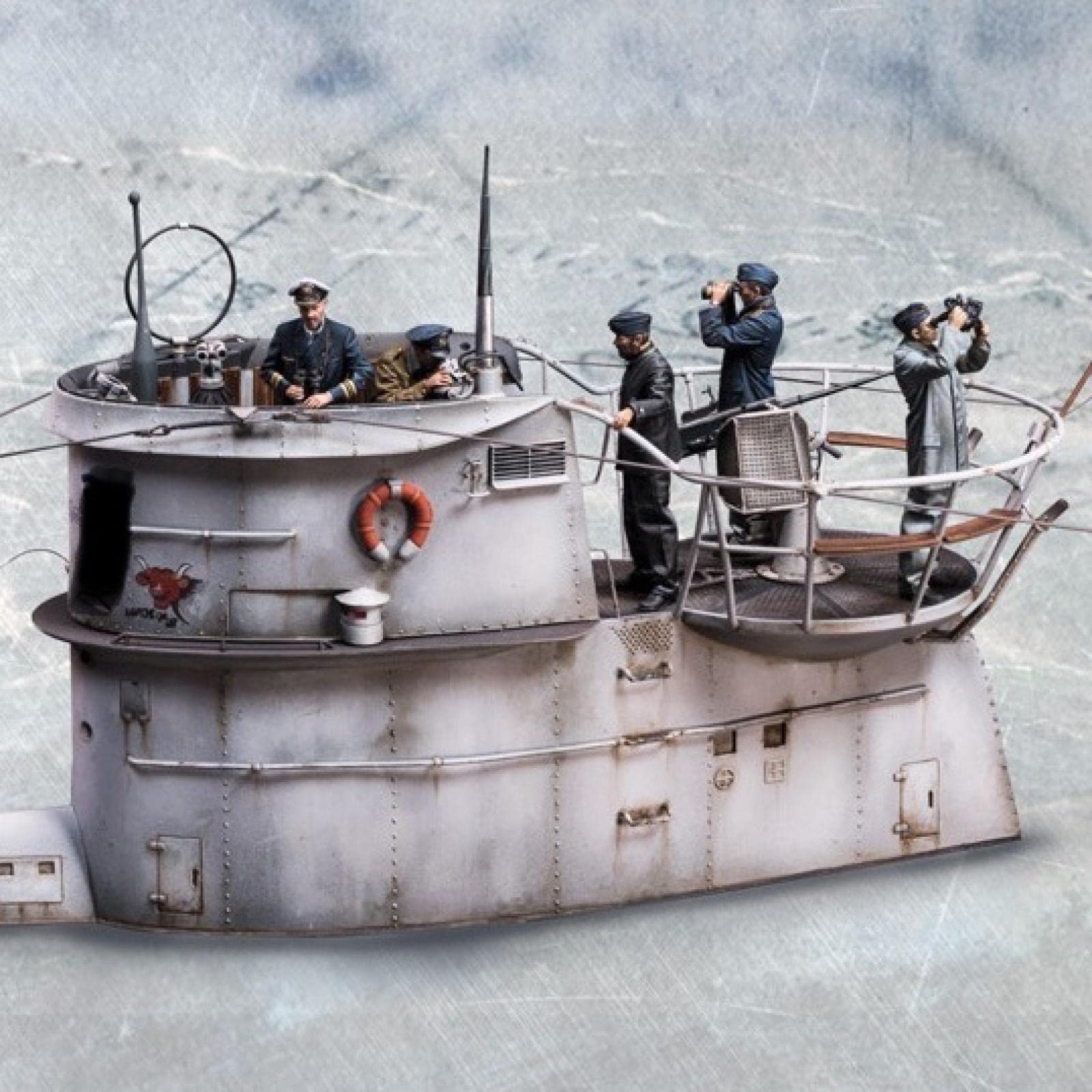 Lllunimon – Maquette U47 1/350 – Sous-marin Allemand WWII En Alliage, 19 Cm – Modèle Statique
