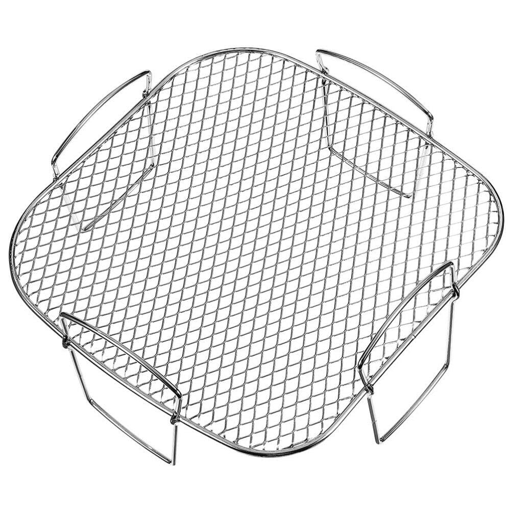 Kichvoe Stainless Steel Air Fryer Rack - Square Grilling & Dehydrator Rack For Air Fryer, Pressure Cooker