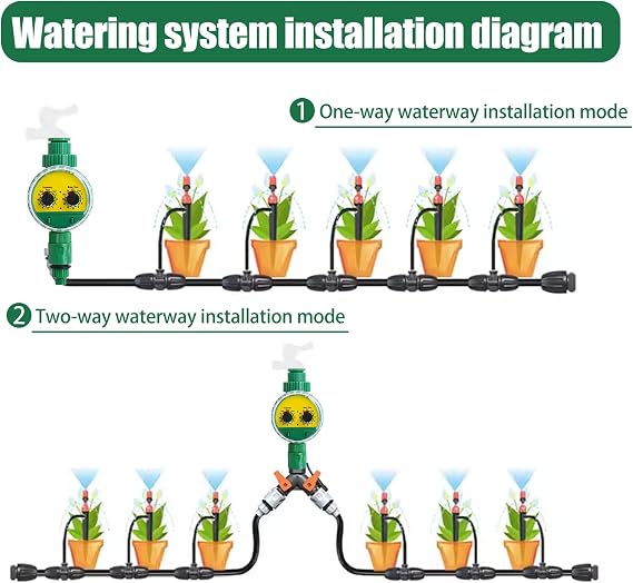 Automatic Garden Water Timer with Brass Inlet - Heavy Duty Hose Timer