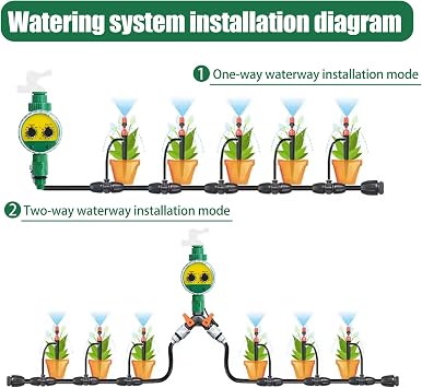 Automatic Garden Water Timer with Brass Inlet - Heavy Duty Hose Timer