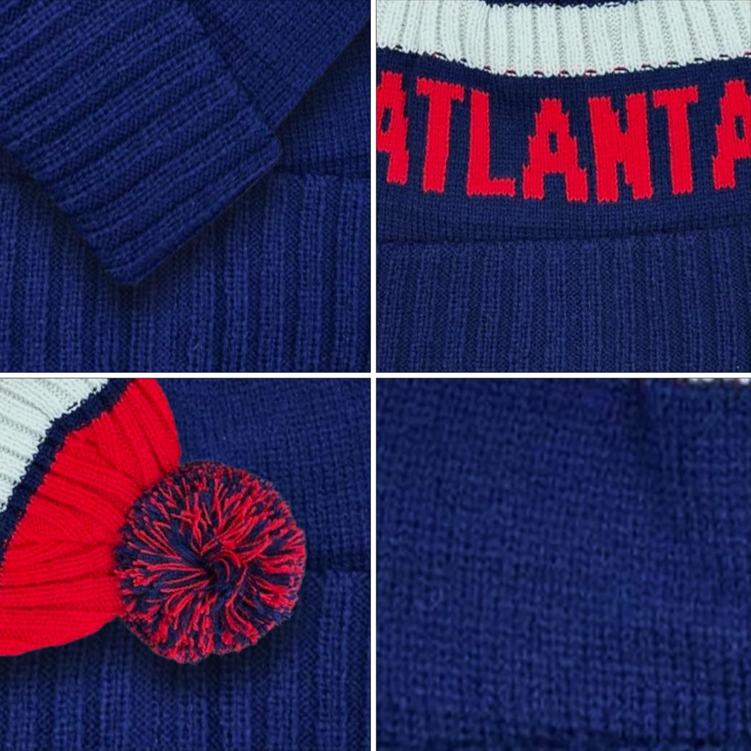 Baseball Team City Beanie, Cuffed Knit Soft Headwear for Women Men Youth, Sports Stylish Winter Hat, Gift for Fans - Image 6