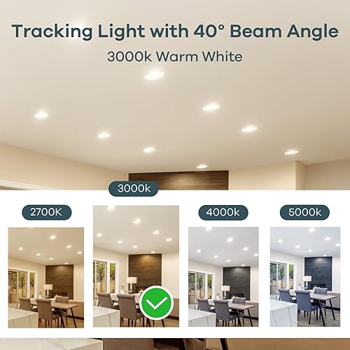 Miniatura 8 de Linkind Bombilla LED MR16 regulable, GU5.3 con base de dos pines MR16, 6.5 W (equivalente a 70 W) 3000 K blanco cálido 640 lm luces puntuales,