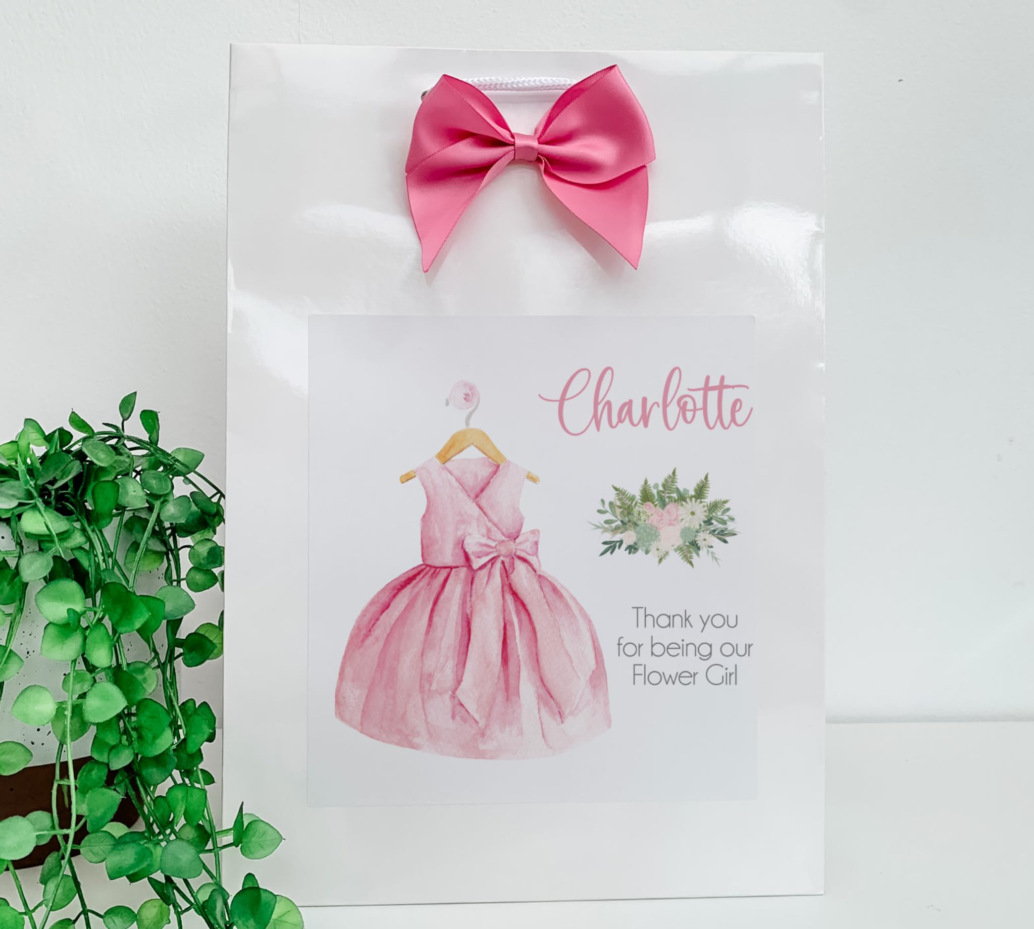 Personalised Flower Girl Gift Bag