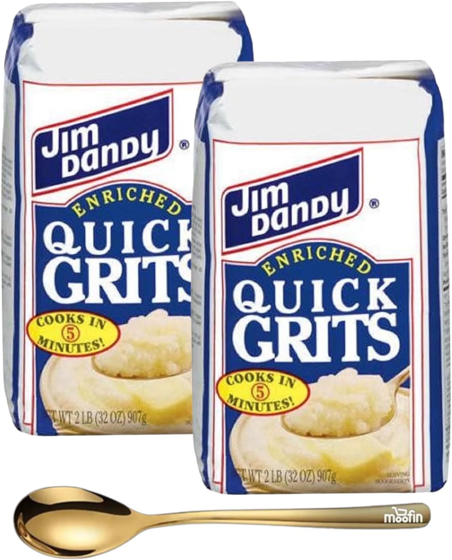 Jim Dandy Enriched Quick Grits, 2 Pound Bag Comes with