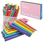 xnicx 47 pcs 7\'\' Hair Curlers Rollers Flexi Rods Flexible Curling Rods Set No Heat Heatless Bendy Foam Hair Curls for Long,Medium,Short Hair to Sleep in