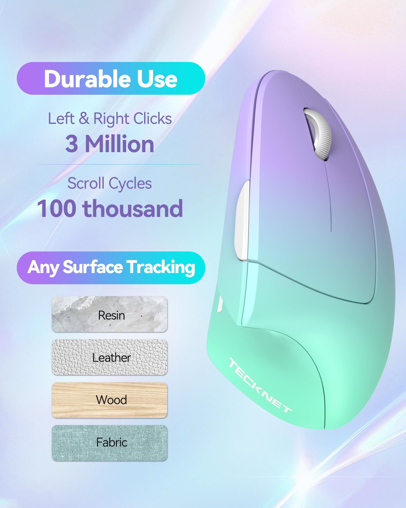 TECKNET Vertical Ergonomic Mouse Gallery Image