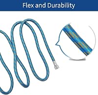 Cocoarm Nylon Légecset Tömlő Adapter Készlet - 1,83m Flexibilis Levegőcső 1/8"-1/4" Csatlakozókkal Festékszóróhoz, Kompresszorhoz - Kék-Sárg 4