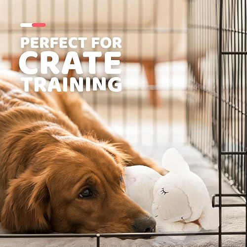 Miniatura 5 de ALL FOR PAWS Heartbeat - Juguete para perro para cachorro, alivio de ansiedad y entrenamiento de comportamiento, juguete de peluche de latido del