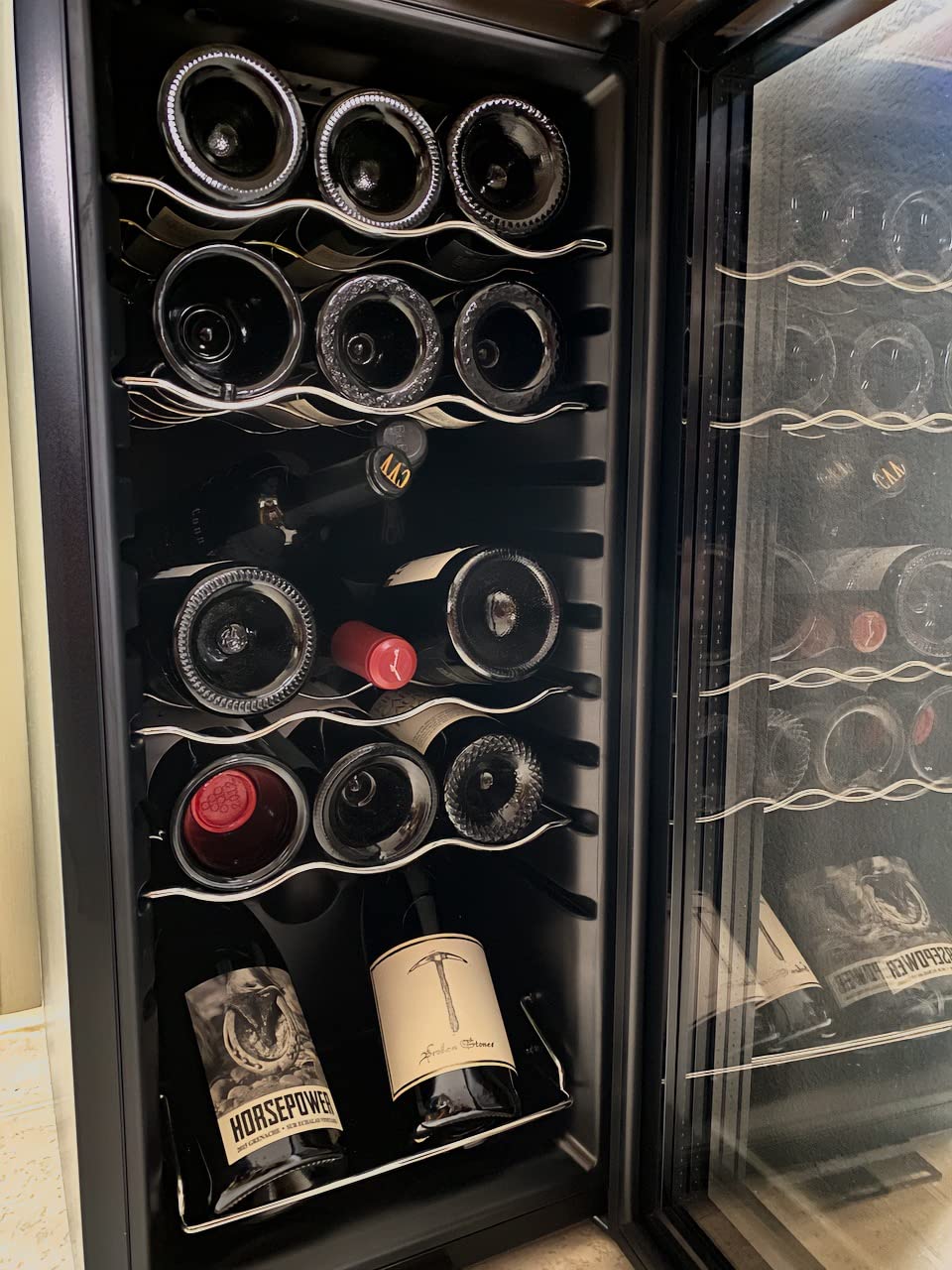 27/mo Finance Ivation 18 Bottle Compressor Wine Cooler Refrigerator