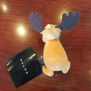 またたび VOLVO ぬいぐるみ エルク ミニエルク付き またたび VOLVO