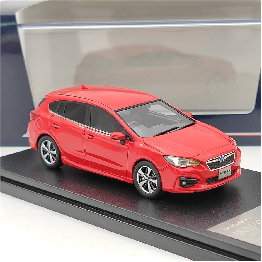 インプレッサスポーツ　ミニカー 1/64 インプレッサWRX GC8 1992 カスタム エンジン付 スポーツブルー