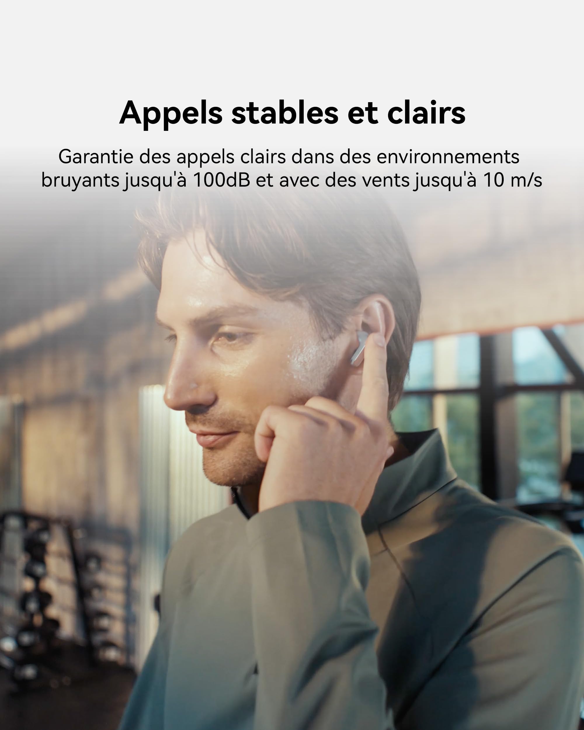 HUAWEI FreeBuds Pro 5 Écouteurs sans Fil, Réduction de Bruit IA Dual-Engine, Maintien sûr et Ergonomique, Appels Stables et clairs, IP57, 38 Heures d'autonomie, Garantie de 30 Mois, Sable