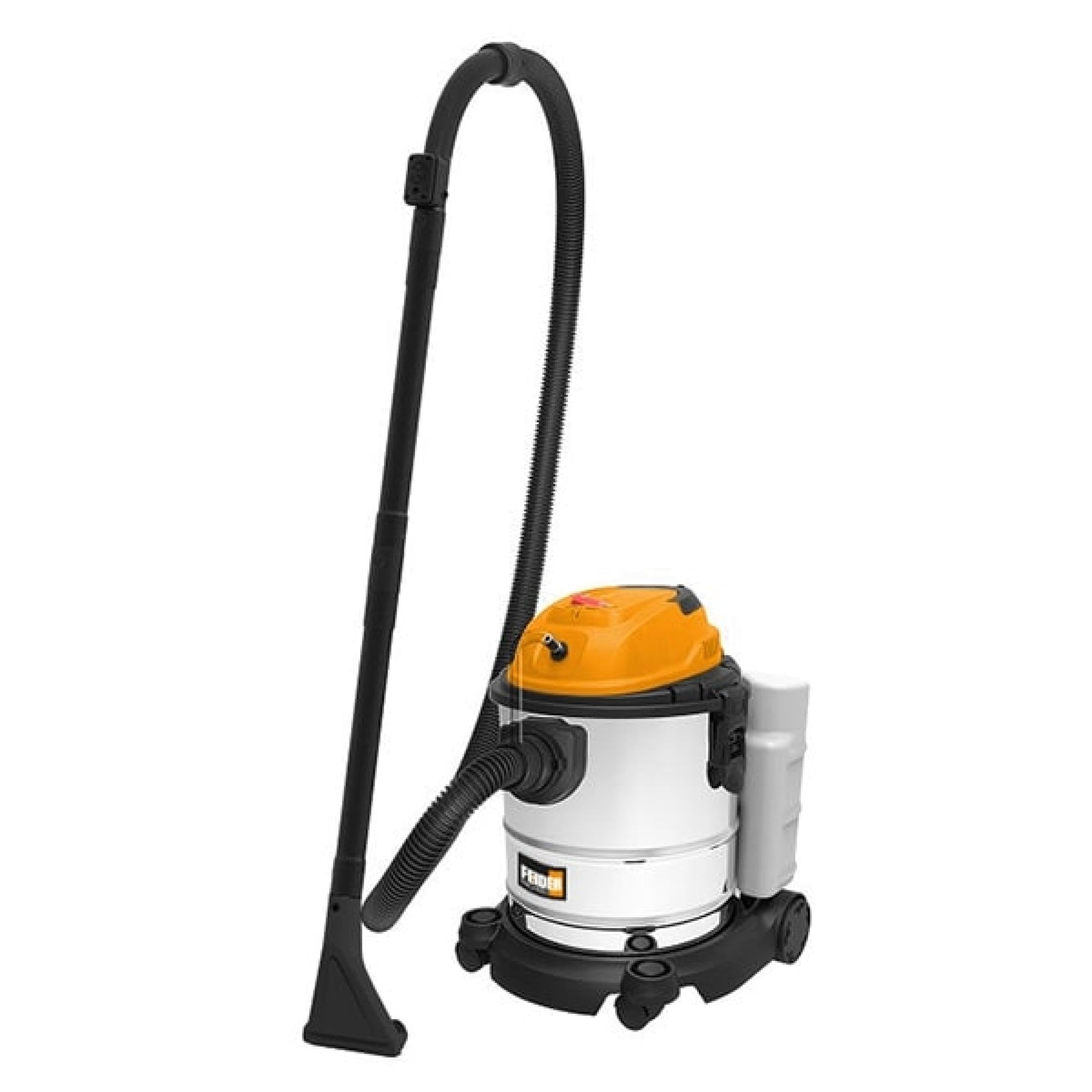FEIDER – Aspirador inyector 1200 W 25 L, función soplador, voltaje 220-240 V, aspiración 16 Kpa, tanque de agua limpia 400 ml, filtro de espuma, sobre ruedas FIE1200W