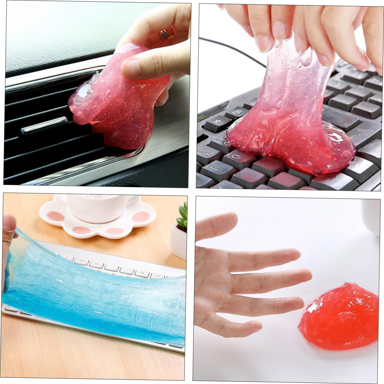 DOITOOL 20piezas Gel Limpiador para Detalles Unidades Eliminador De Polvo para Computadoras y Autos