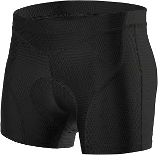 Tomshin Roupa íntima feminina de bicicleta 3D acolchoada MTB bicicleta ciclismo shorts shorts