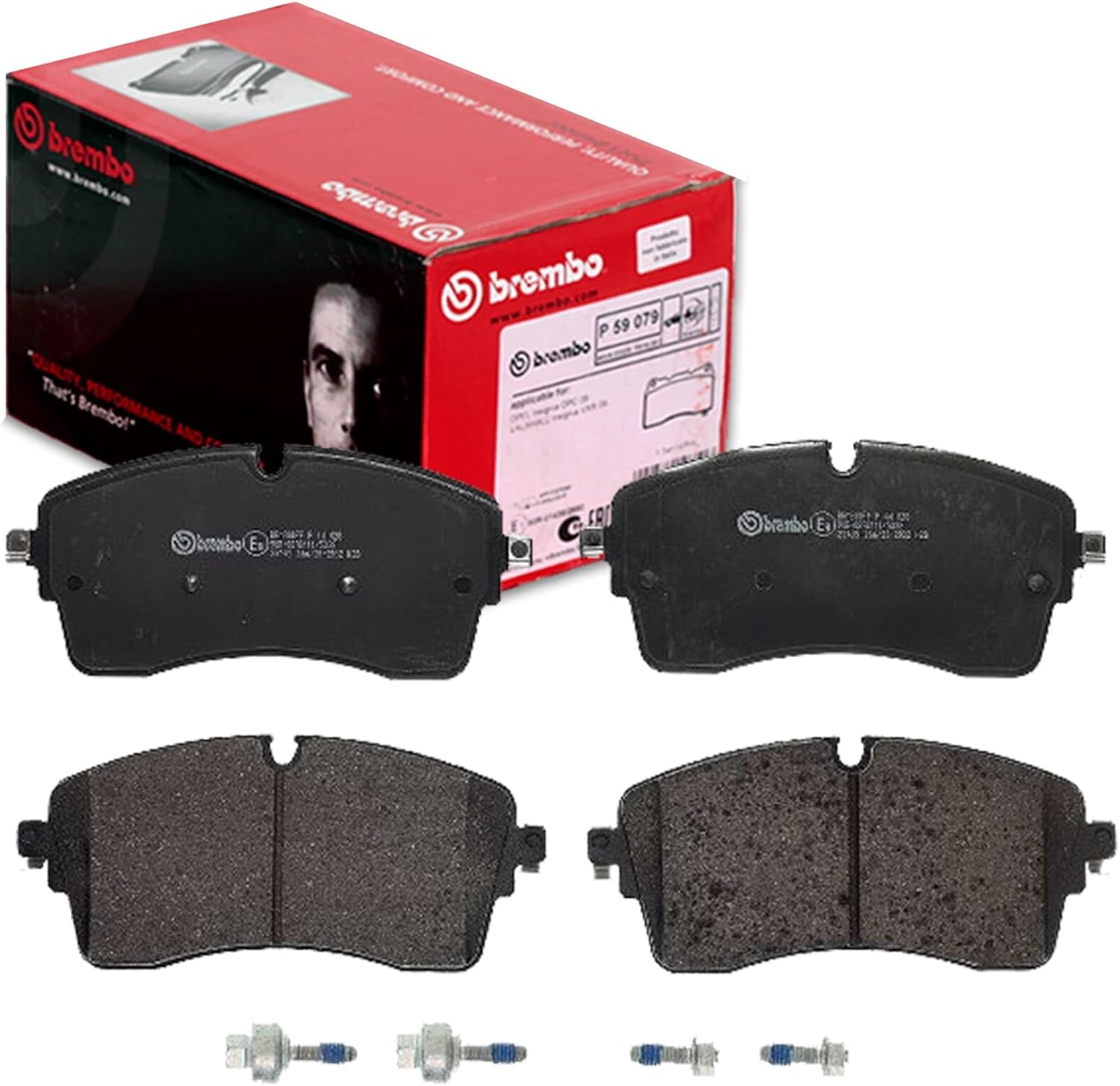 Brembo P44028 Low-Met Front Disc Brake Pad Set LAND ROVER OE# LR091308