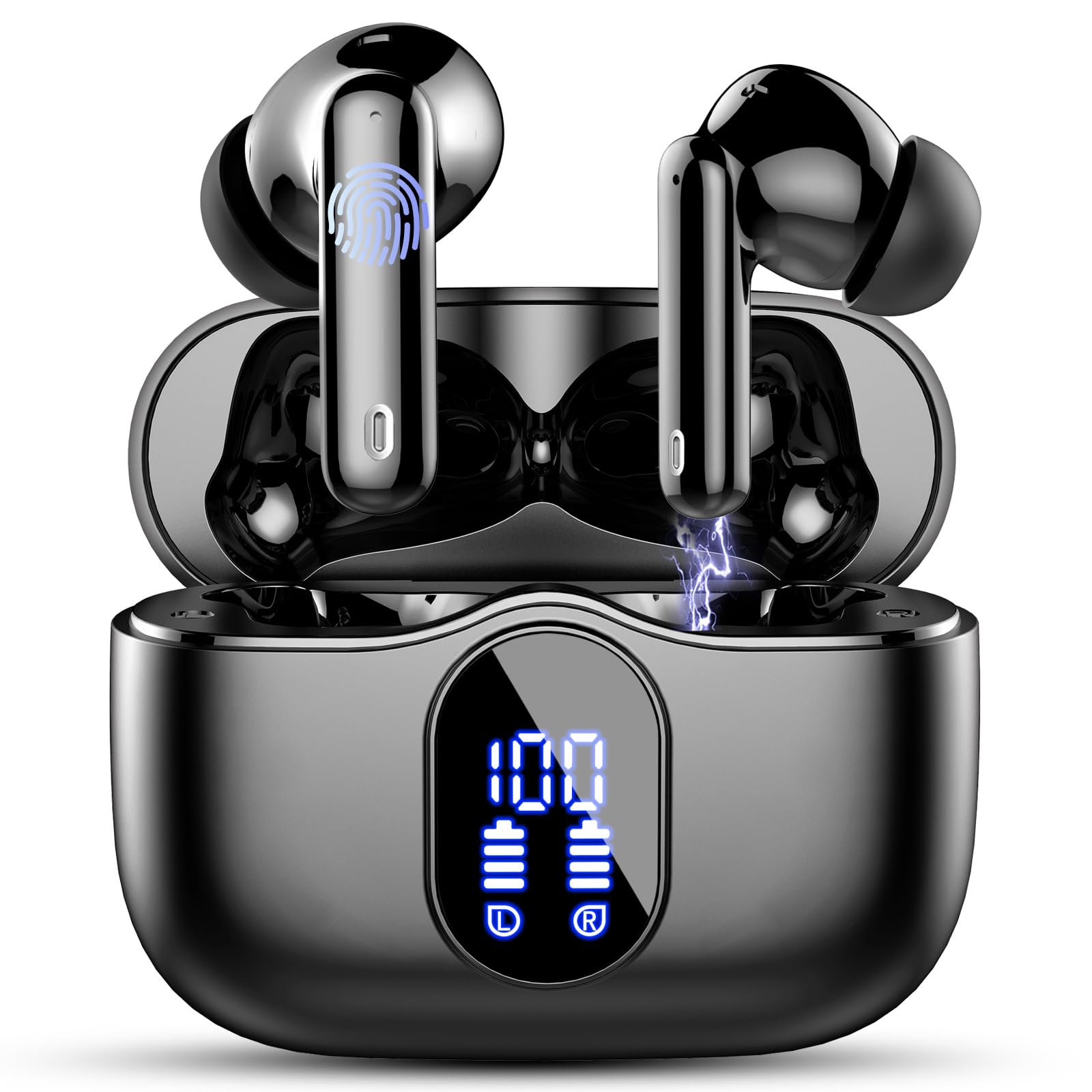 Btootos Wireless Earbuds, Bluetooth Earphones, Support APP EQ Setting, Long Playtime, Ear Buds Bluetooth Headset