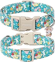 Vista 110 de DOGWONG Collar de perro de San Valentín, collar de perro con estampado de corazones para perros grandes, lindos collares de primavera, hembra