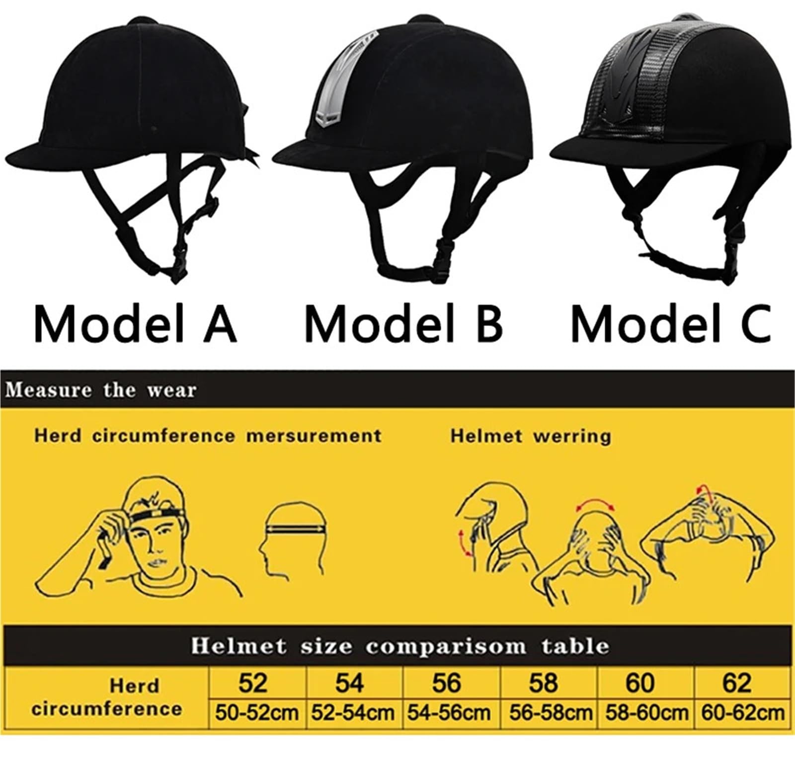 Casco da Equitazione Casco da equitazione for uomo, donna e bambino, for, casco portatile