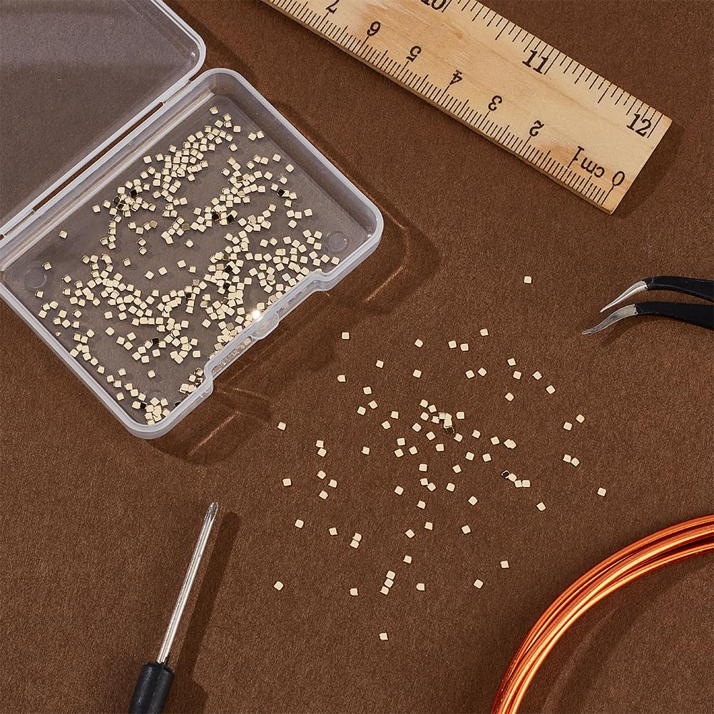 WEBEEDY About 550 Pcs Tiny Gold Chip Solder for Jewelry 2.9 Gram(1.86DWT) Precut Solder Chips Easy Welding for DIY Jewelry Making Repair Electronic Soldering & Fixing (1.5 x 1.5 mm) - Image 4