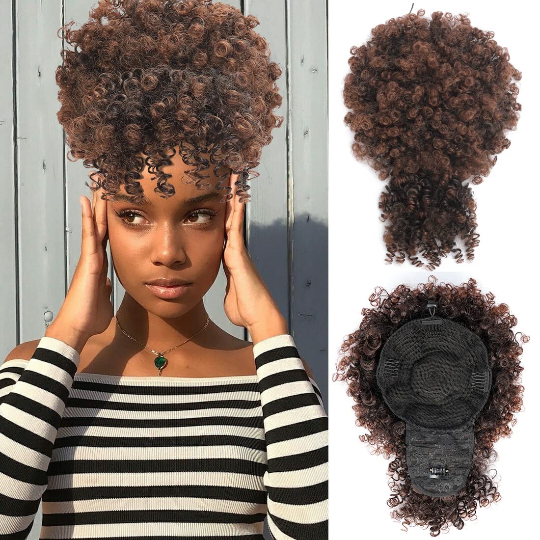 Goddesty Afro Puff Drawstring Ponytail for Black Women