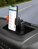 Vista 7 de JeCar Soporte de teléfono JK para salpicadero, accesorios interiores para Jeep Wrangler JK JKU 2011-2018, negro