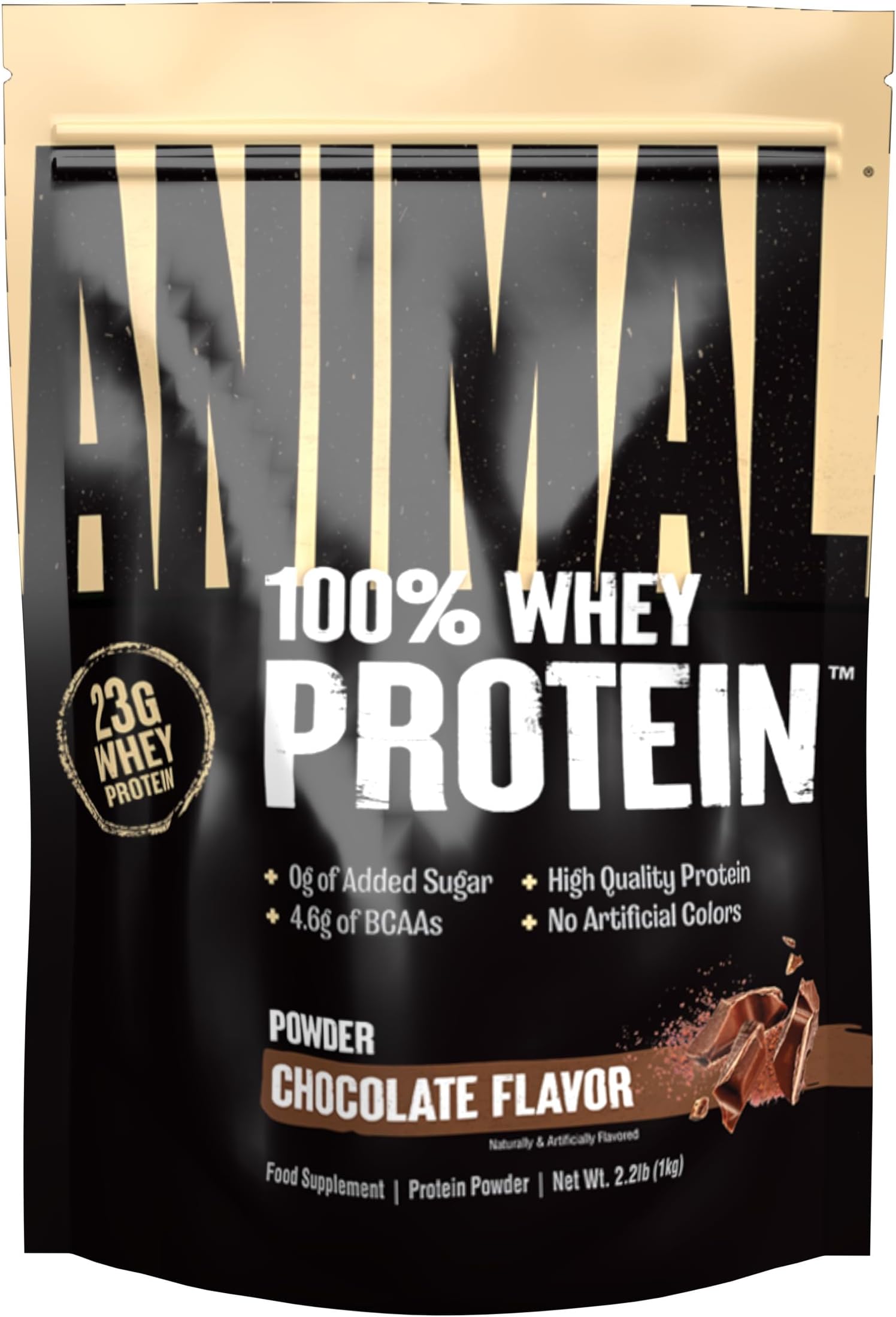 Animal 100% Whey Protein Powder – Whey Blend for Pre- or Post-Workout, Recovery or an Anytime Protein Boost– Low Sugar – Chocolate, 1 kg