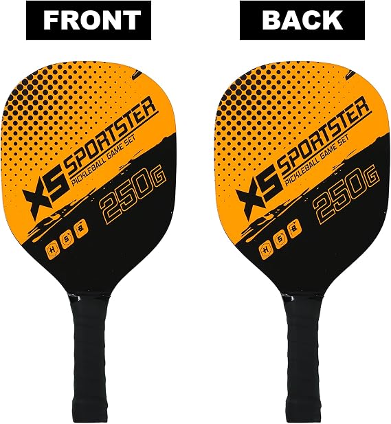 Pickleball Set - Paddle and Ball Set, Padel Racket Paddles, Beach Tennis, Indoor/Outdoor