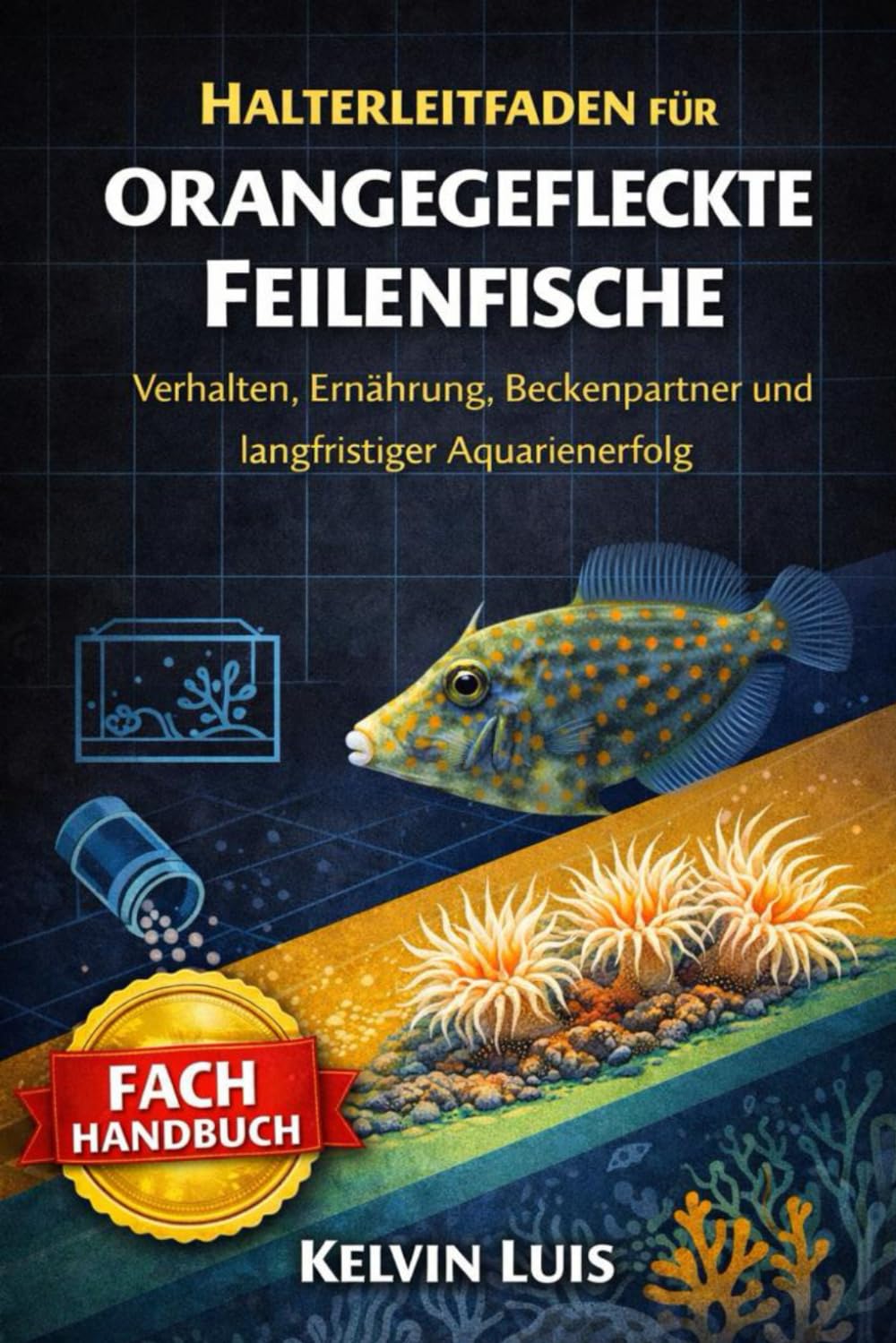 HALTERLEITFADEN FÜR ORANGEGEFLECKTE FEILENFISCHE: Verhalten, Ernährung, Beckenpartner und langfristiger Aquarienerfolg