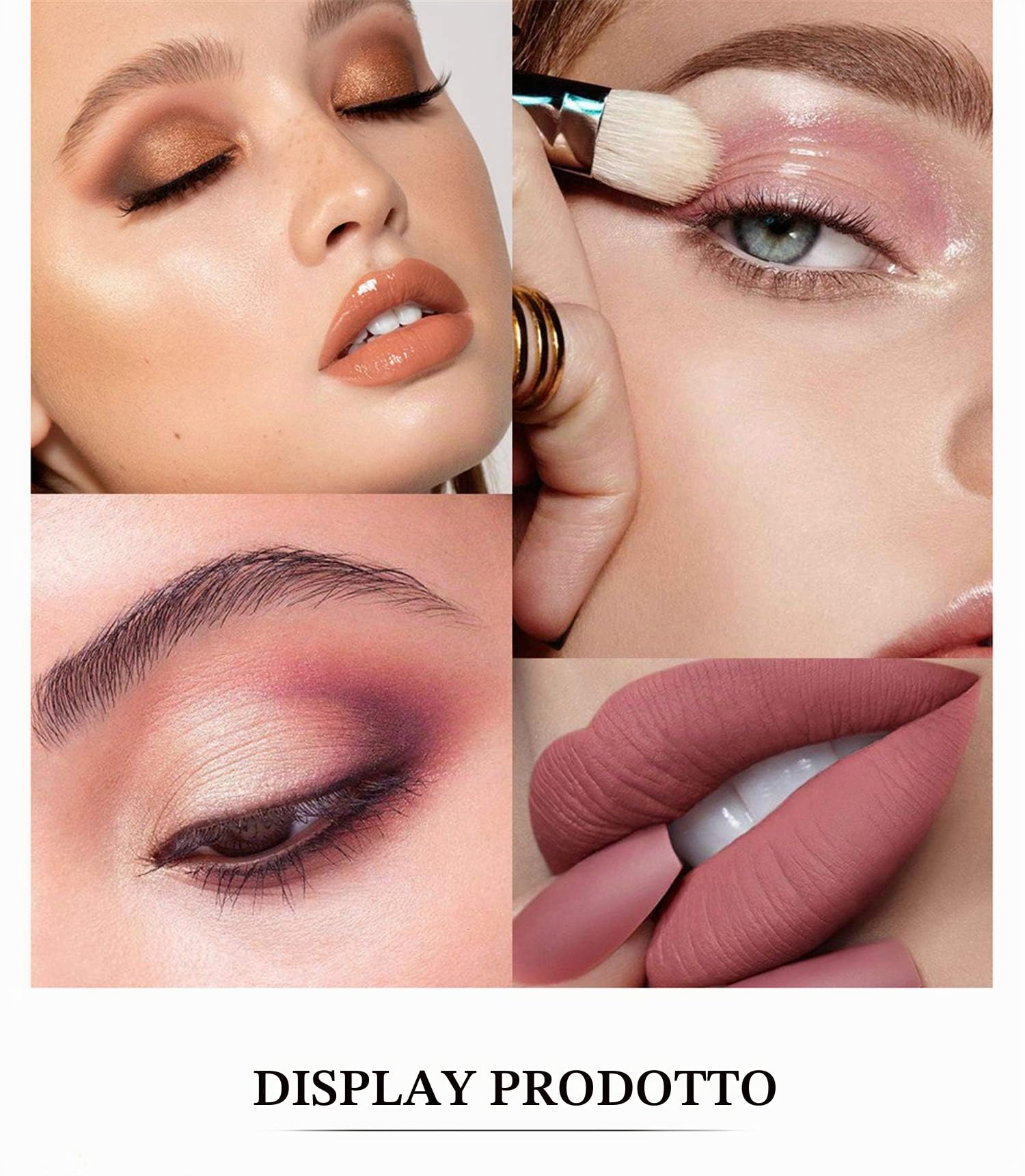 Professional Trucchi Donna Offerta, MKNZOME Set Trucchi Make Up Completo Kit Makeup Regalo di Natale e Compleanno Palette Ombretti Professionali Rossetti Make-up Fondotinta Correttore