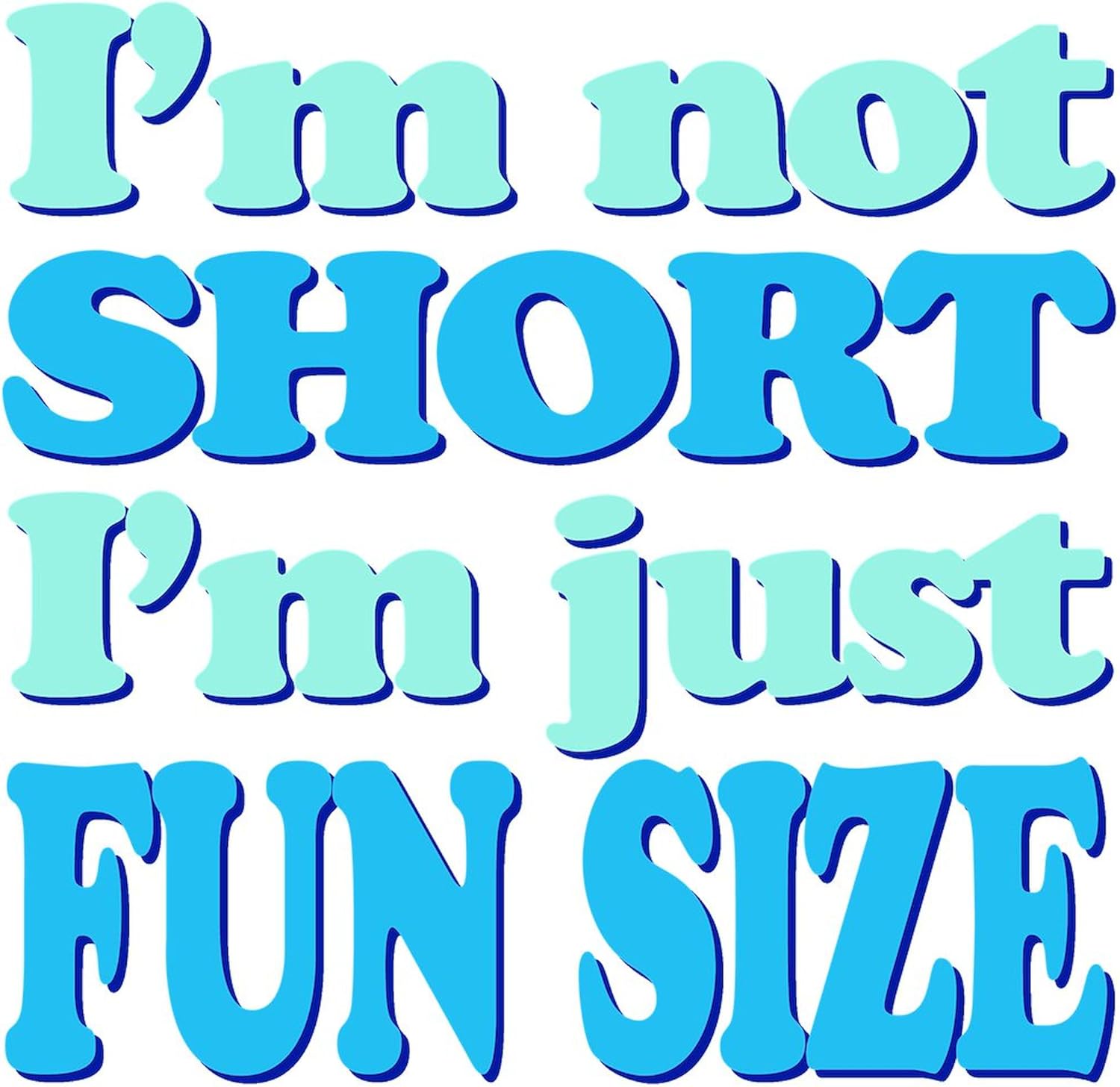 CafePress Im Not Short, Im Fun Size Pajamas Women's Novelty Cotton Pajama Set, Comfortable PJ Sleepwear