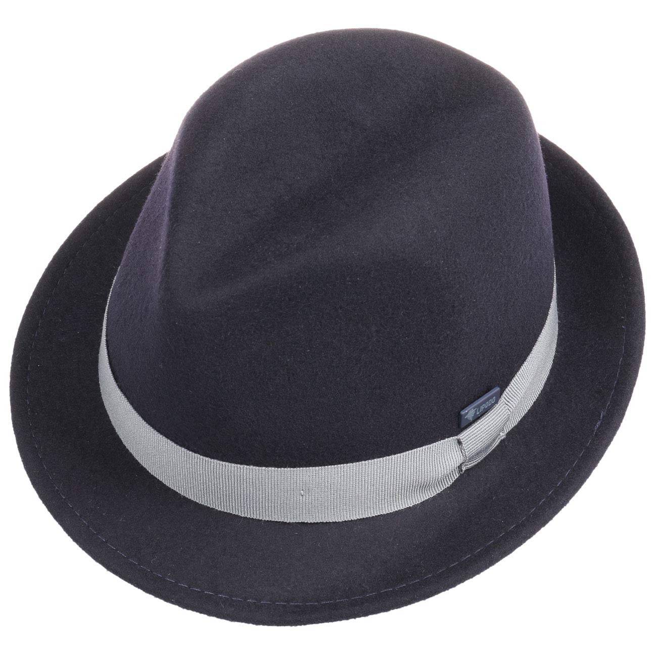 Lipodo Kids Wool Felt Trilby Hat Fedora (One Size - Blue) - Image 2