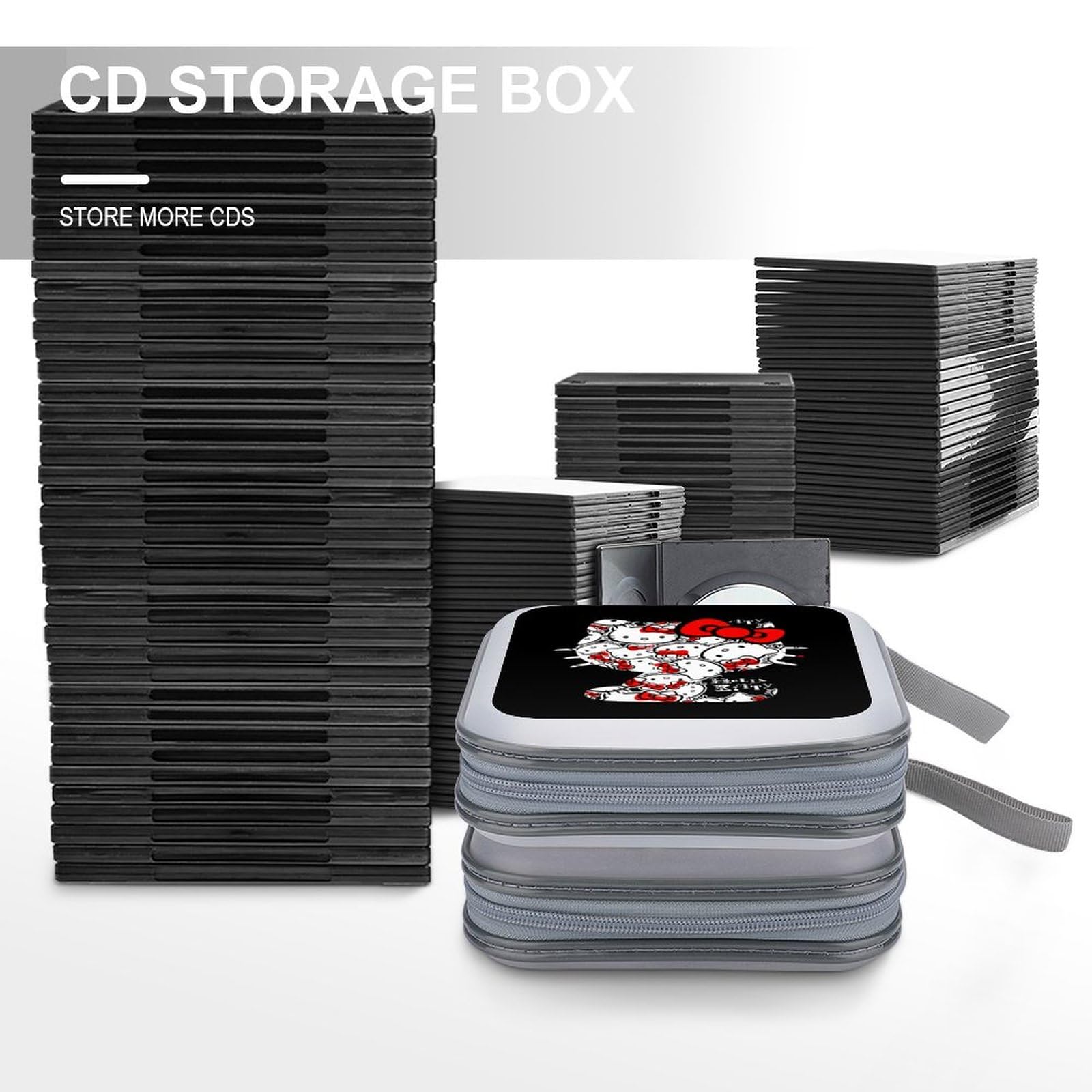 Amazon.co.jp: CDケース ハローキティ CD/DVD収納バッグ DVD