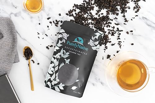 Miniatura 5 de Té Oolong descafeinado de hojas sueltas, ideal para preparación caliente, té helado o kombucha | Hojas de té oolong descafeinado de hojas sueltas de