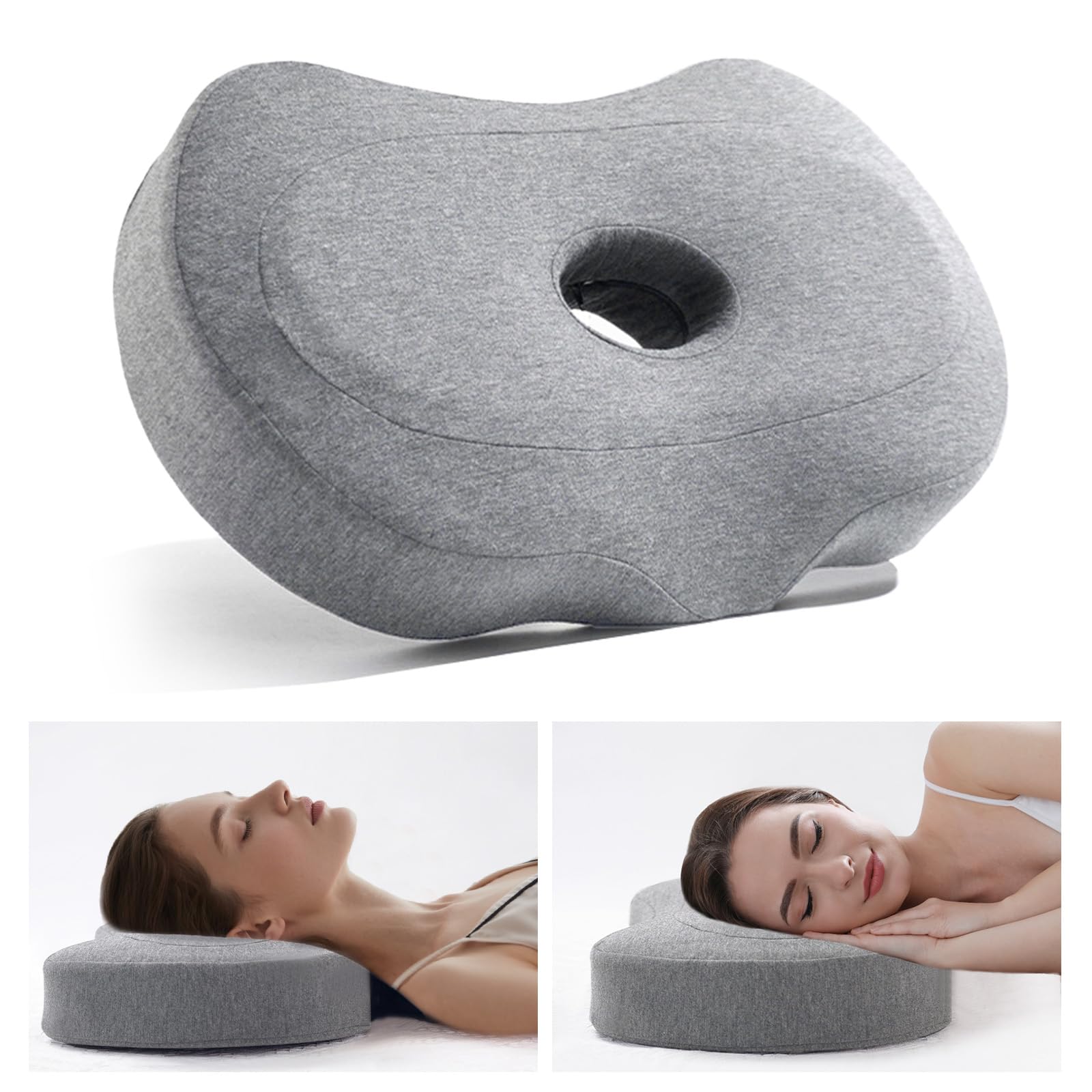 Cuscino per piercing all'orecchio, ideale per chi dorme su un fianco, adatto in caso di dolore all'orecchio, cuscino di protezione per le orecchie, | Leroy Merlin