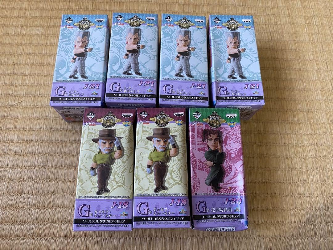 Amazon.co.jp: ジョジョの奇妙な冒険 一番くじ フィギュア 7体セット 