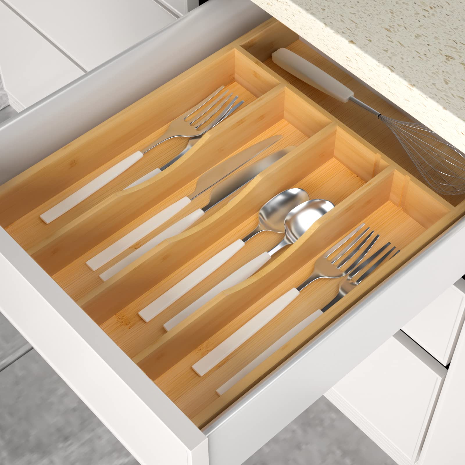 Caja Para Te E Infusiones Organizador De Té De Bambú CALM COZY