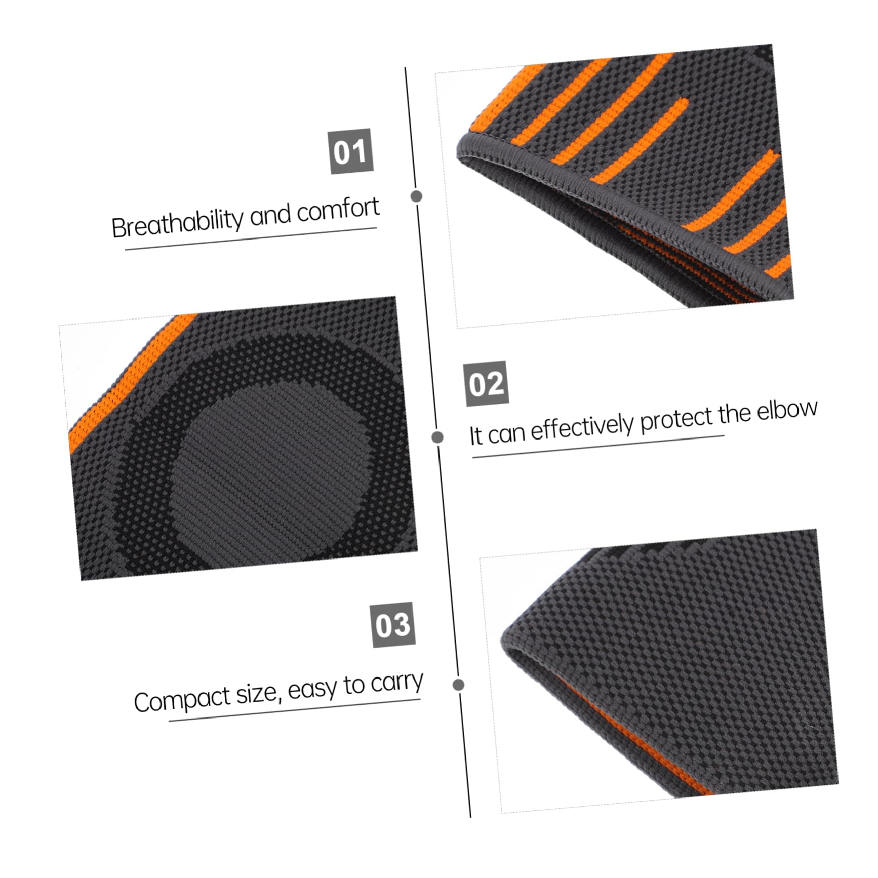 balacoo Basketball Elbow Support Sleeve Durable Breathable Protector for Sports Lightweight Arm Guard for Basketball Football Volleyball and More