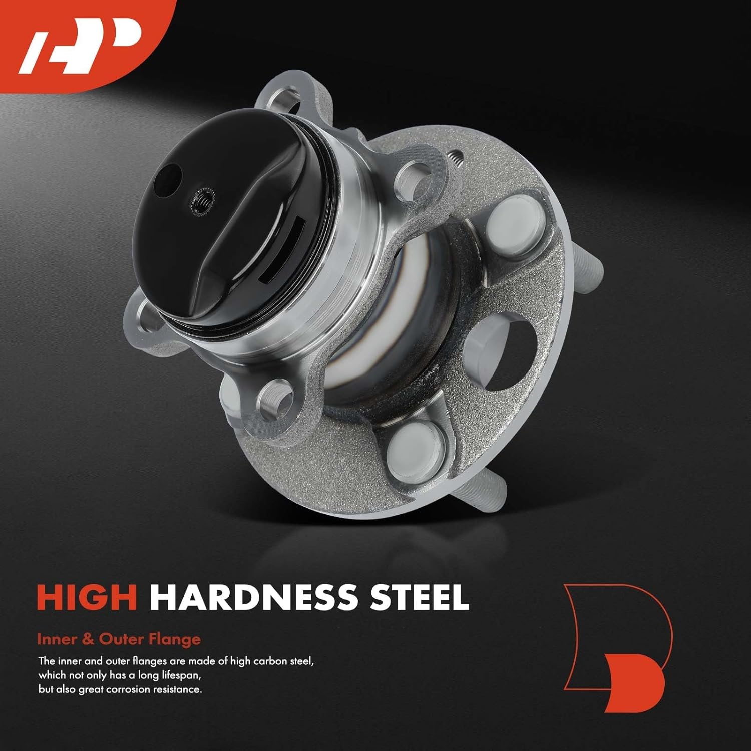 A-Premium 2 x Rear Wheel Bearing and Hub Assembly with 4-Lug Compatible with Nissan Versa 2020-2024, Kicks 2018-2024 - Image 4