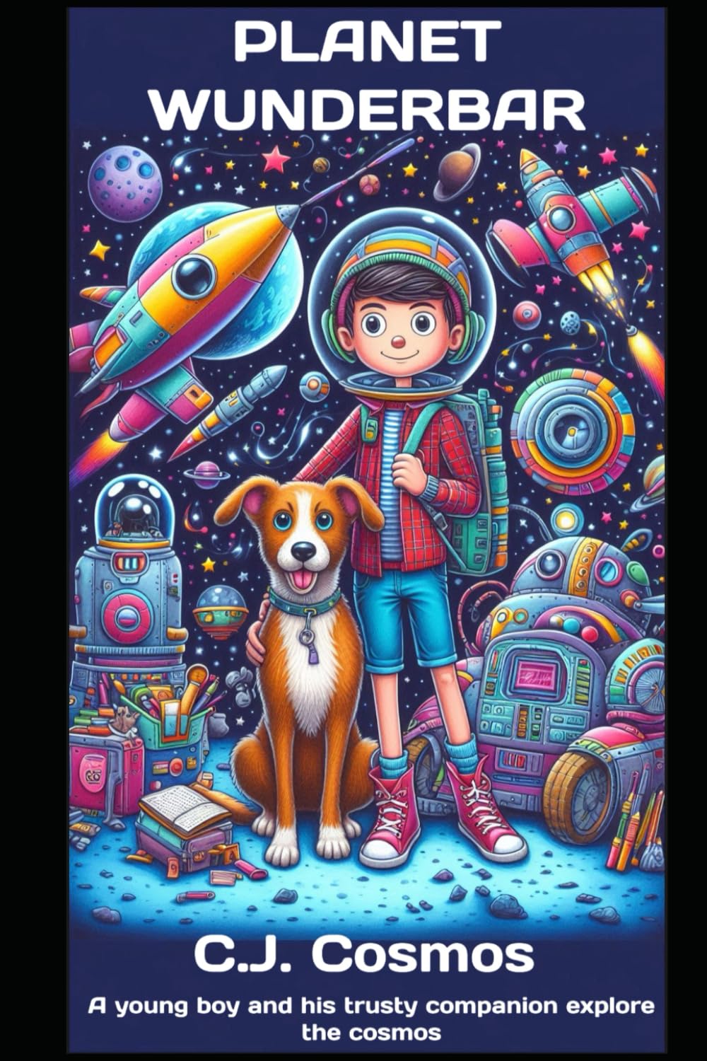 Planet Wunderbar: A young boy and his trusty companion explore the cosmos (Galactic Explorers: Jack and Fido)