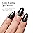 Imtiti Pearl Gel Nail Polish,0.5 Fl Oz Black Glitter Drawing Gel Polish Shell Thread Shimmer Mermaid Nail Gel Polish Soak Off UV LED for Home DIY Nail Art Manicure Salon