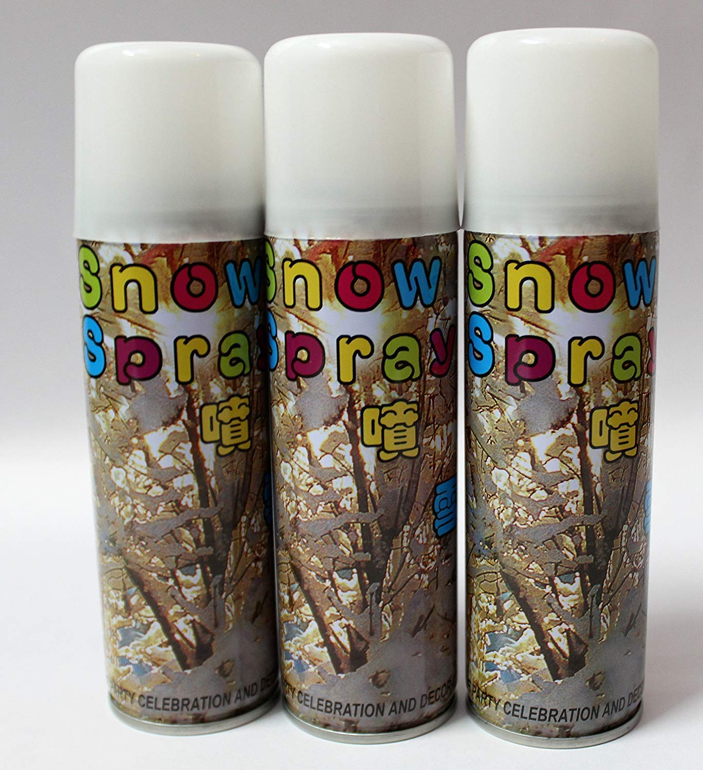 ILYANA Birthday/Anniversary Celebration Party Snow Spray (Pack of 3)