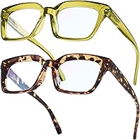 Vista 16 de IBOANN Gafas de luz azul de gran tamaño para mujer, gafas de moda funky con aspecto preppy, reducen la fatiga de la pantalla, gafas de computadora