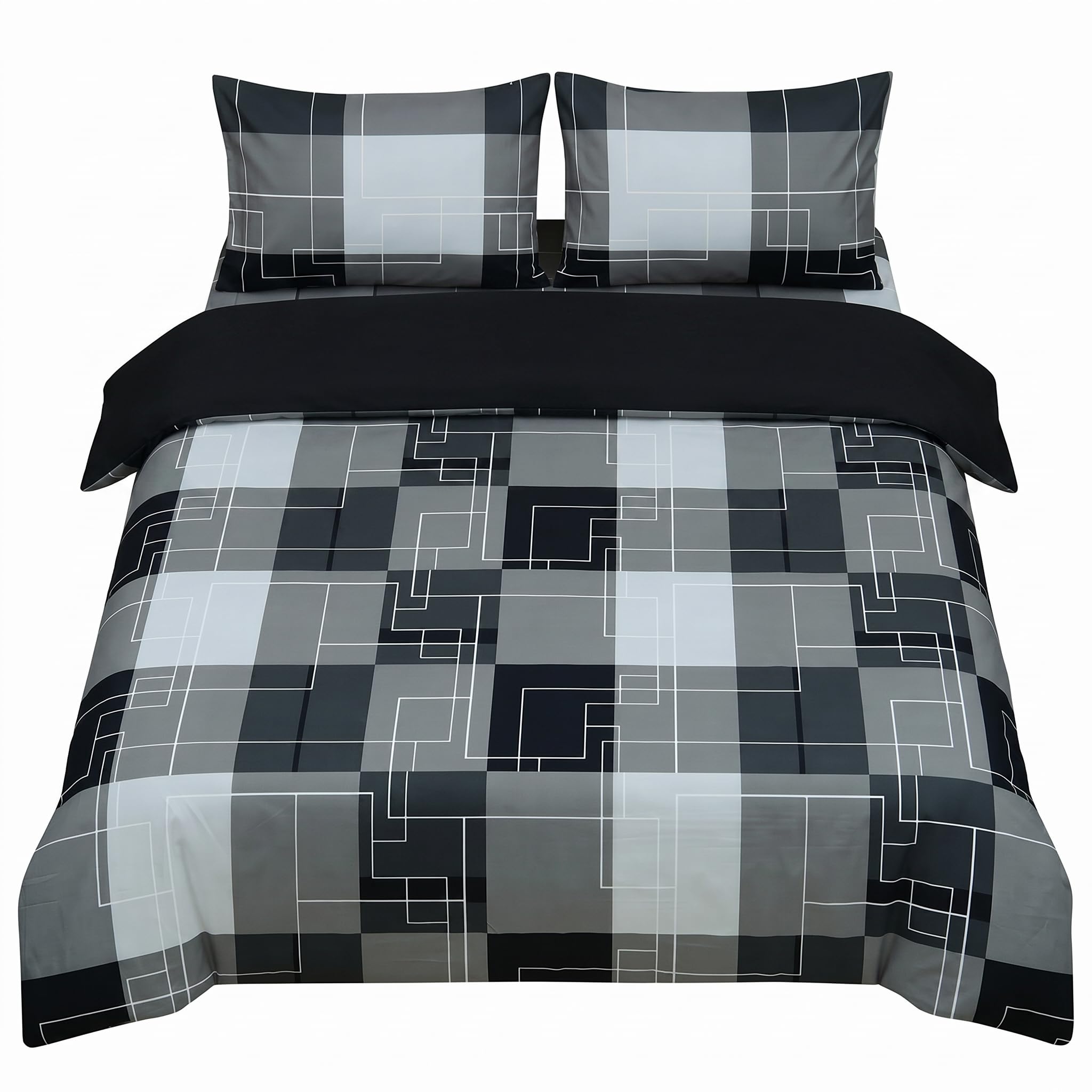 LOOM AURA Soft Microfibre Duvet Cover Set with Pillowcases & wrinkle resist — image 1