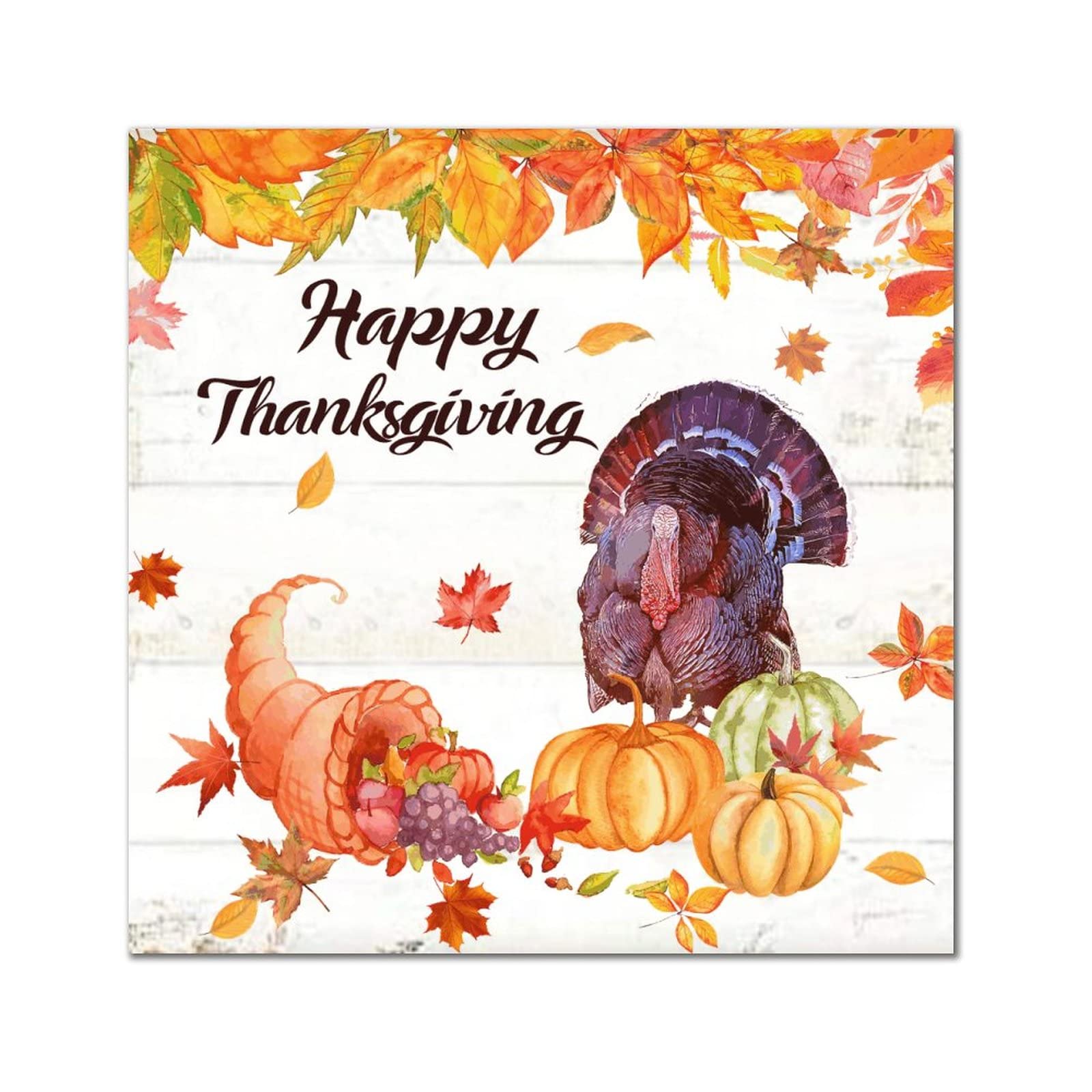 Panneau en bois Happy Thanksgiving, cadeau idéal pour déco de maison