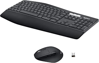 Logitech MK850 Wireless Keyboard Mouse Combo - Multi-Device, Ergonomic Design
