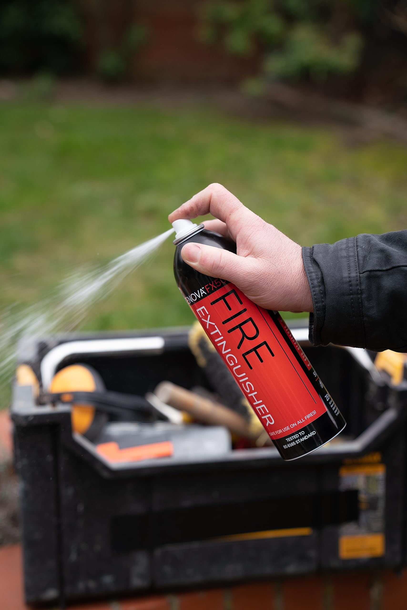 ZENOVA FX500 7-in-1 Car Fire Extinguisher, Mini Fire Extinguisher
