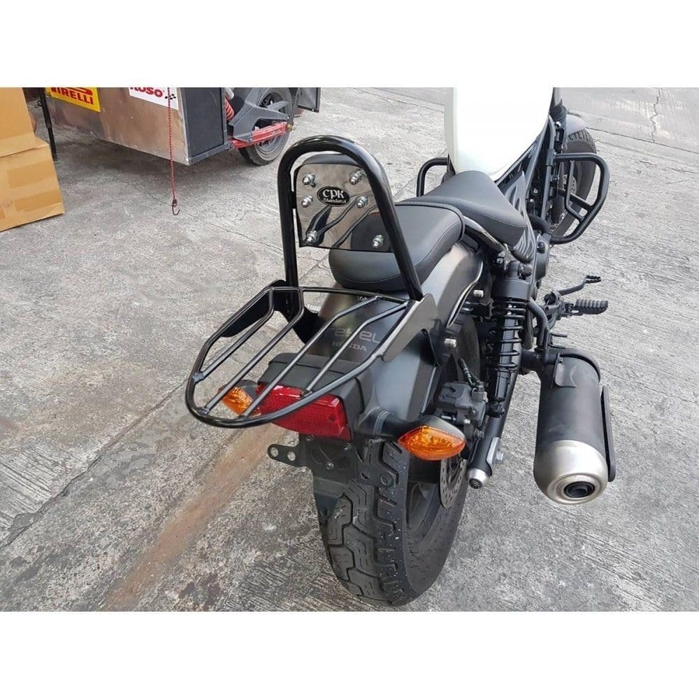 Amazon | GTR ホンダ レブル250/500用背もたれ付リアキャリア