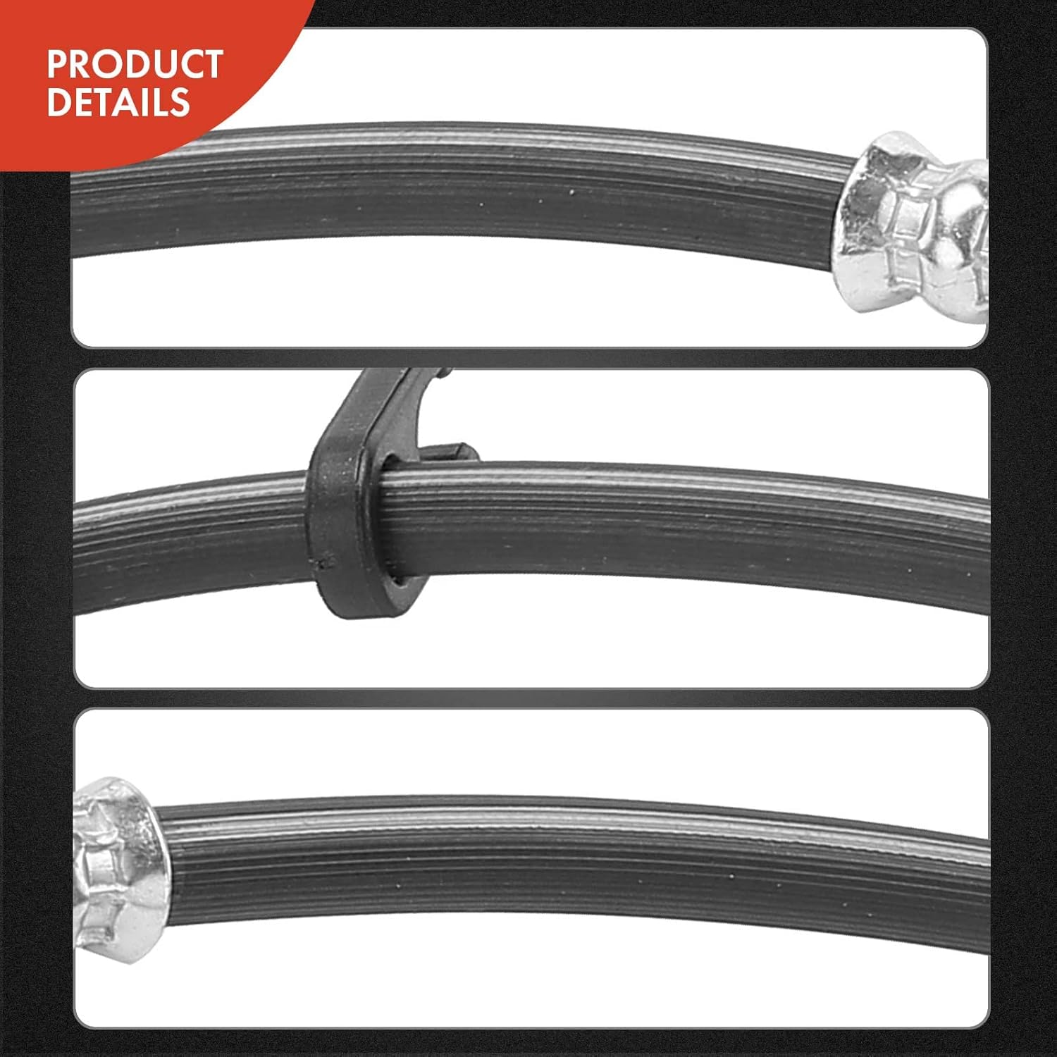 A-Premium Front Driver Brake Hydraulic Hose Compatible with Select Dodge and Jeep Models - Durango 2011-2016 2018-2021 6.4L 2021 6.2L, Grand Cherokee 2011-2015